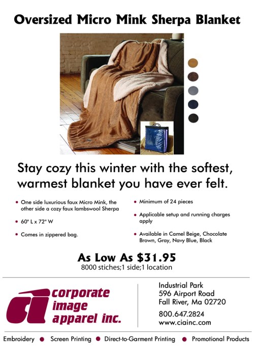 Product Spotlight: Micro Mink Sherpa Blanket