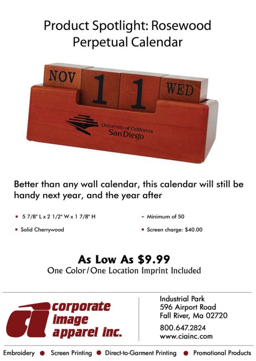 Product Spotlight: Rosewood Perpetual Calendar