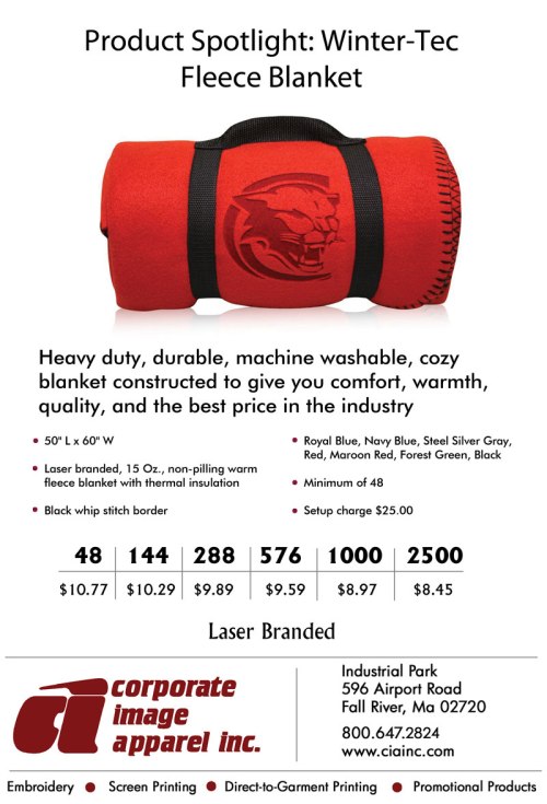 Product Spotlight: Fleece Blanket