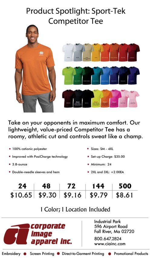 Product Spotlight: Sport-Tek Competitor Tee